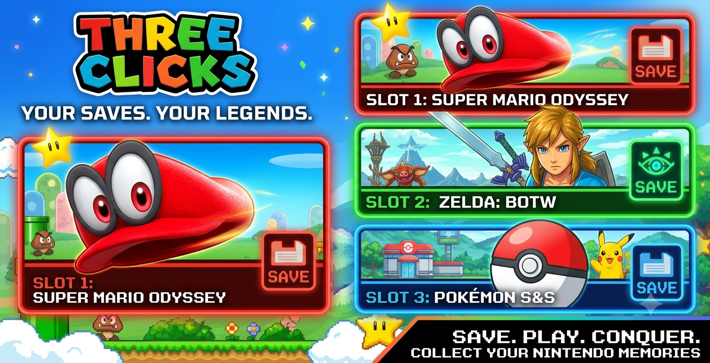 Nintendo Games Available for Sale at Three Clicks