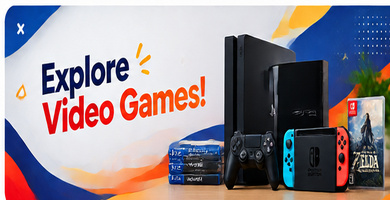 Explore Video Games at Three Clicks