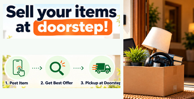 Sell Your preowned items at doorstep