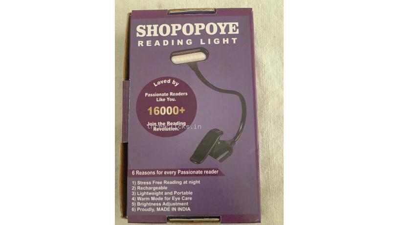 Shopopoye Reading Light - 3 Light Modes | Pre-Owned