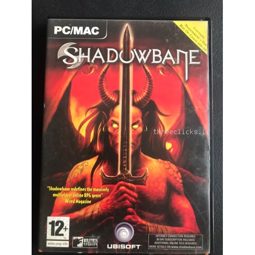 Shadowbane + Rise of Chaos Addon MMORPG - PC Video Game - Rare - For Collectors | Pre-Owned