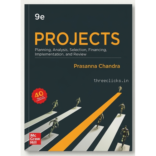 Projects: Planning, Analysis, Selection,Financing, Implementation and Review -  Prasanna Chandra - 9th Edition - McGraw Hill - Like New| Used