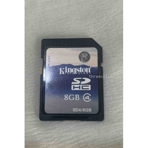 Kingston SDHD Card SD-K08G-8 GB-Taiwan | Pre-Owned