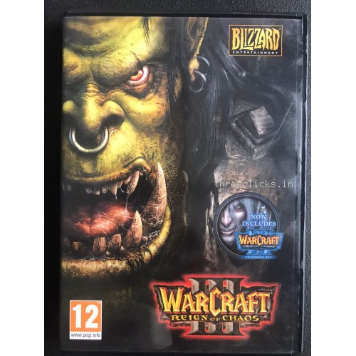Warcraft 3+Frozen Throne Expansion - PC Video Game - For Collectors | Pre-Owned