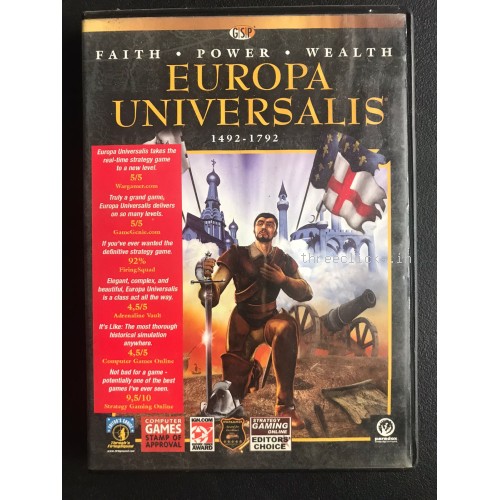 Europa Universalis - PC Video Game - For Collectors | Pre-Owned
