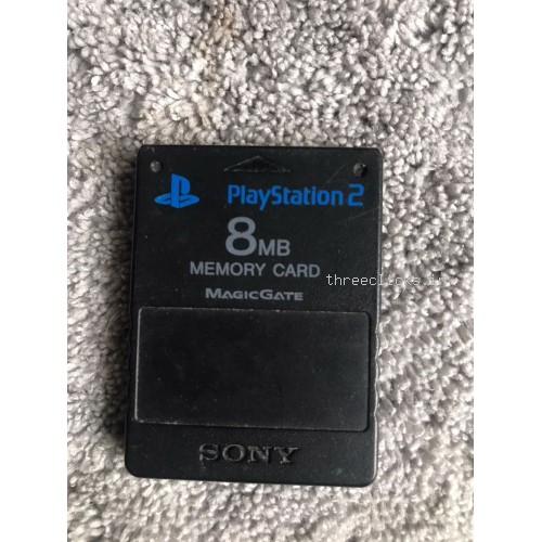 Sony PlayStation 2 (PS2) 8MB Memory Card · Black