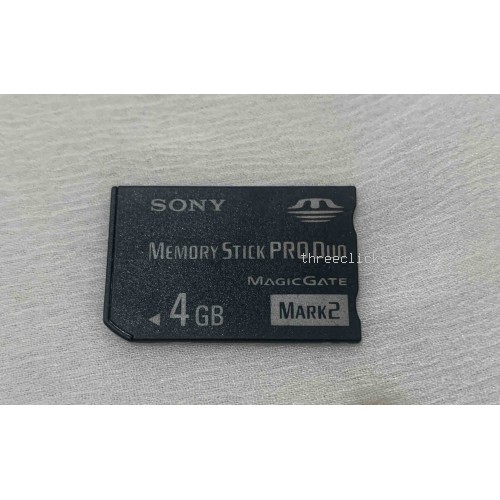 Sony PlayStation Portable Memory Stick Pro Duo Magic Gate Mark 2-MS-MT4G-4 GB-Original | Pre-Owned