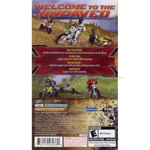 MX vs ATV untamed - Sony PlayStation Portable (PSP) | Pre-Owned