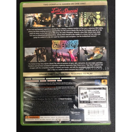 Grand Theft Auto Episodes From Liberty City - Xbox 360 | Pre-Owned