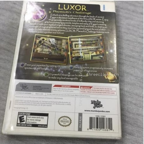 Luxor: Pharaohs Challenge - Nintendo Wii | Pre-Owned