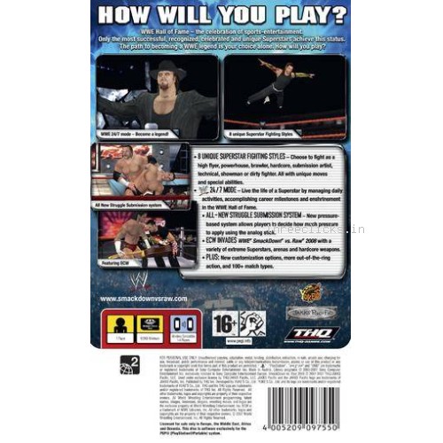 WWE SmackDown vs. Raw 2008 - Sony PlayStation Portable (PSP) | Pre-Owned