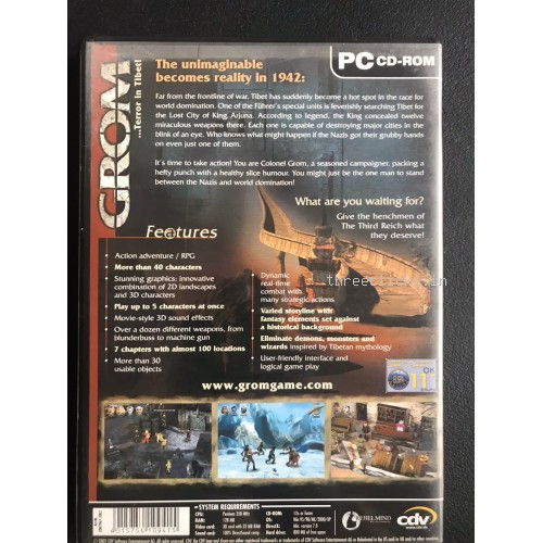 GROM Terror in Tiber - PC Video Game - For Collectors | Pre-Owned
