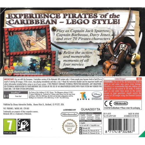 LEGO Pirates of the Caribbean: The Video Game - Nintendo 3DS | Pre-Owned