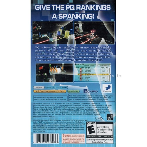 PQ2: Practical Intelligence Quotient 2 - Sony PlayStation Portable (PSP) | Pre-Owned