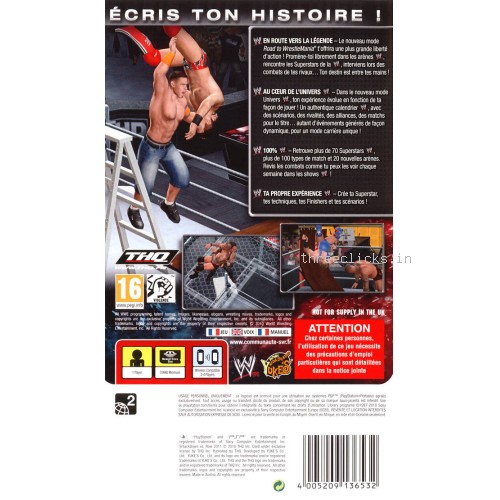 WWE Smackdown vs. Raw 2011 Essentials - Sony PlayStation Portable (PSP) | Pre-Owned