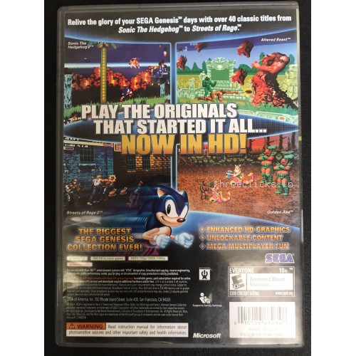 Sonic Ultimate Genesis Collection - Xbox 360 | Pre-Owned