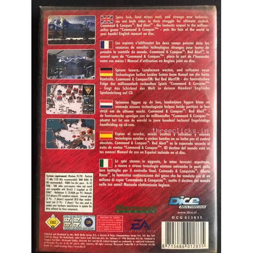 Command and Conquer Red Alert - PC Video Game - For Collectors | Pre-Owned
