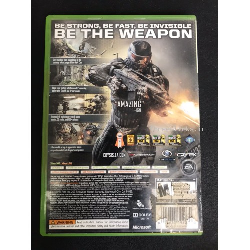 Crysis 2 - NTSC - Xbox 360 | Pre-Owned