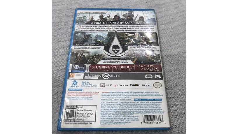 Assassins Creed Black Flag - Nintendo Wii U | Pre-Owned