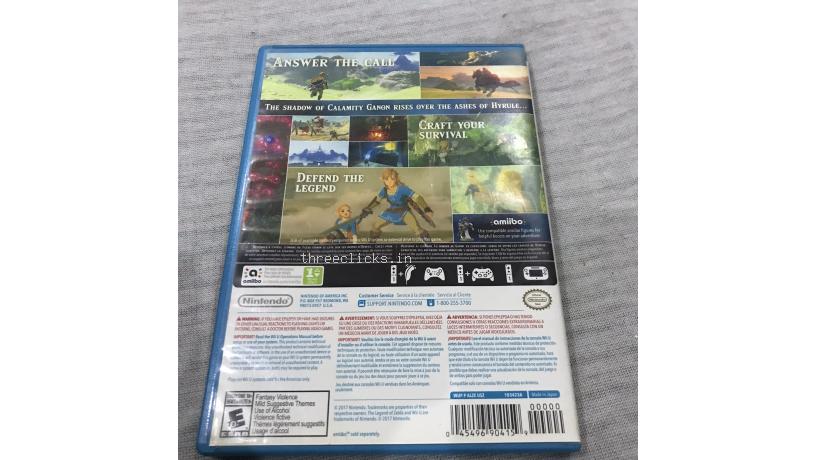 The Legend of Zelda Breath of the Wild - Nintendo Wii U | Pre-Owned