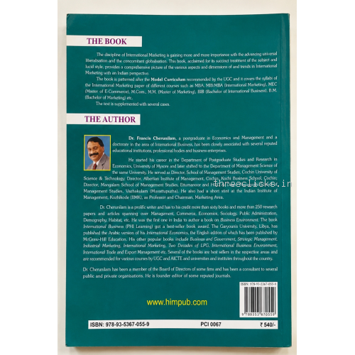 International Marketing (Text and Cases) by Francis Cherunilam - 16th Revised Edition - Himalaya Publishing House - Like New | Used