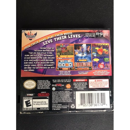 The Naked Brothers Band Video Game - Nintendo DS | Pre-Owned