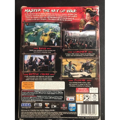 Total War Shogun 2 - Boxed - PC Video Game - For Collectors | Pre-Owned