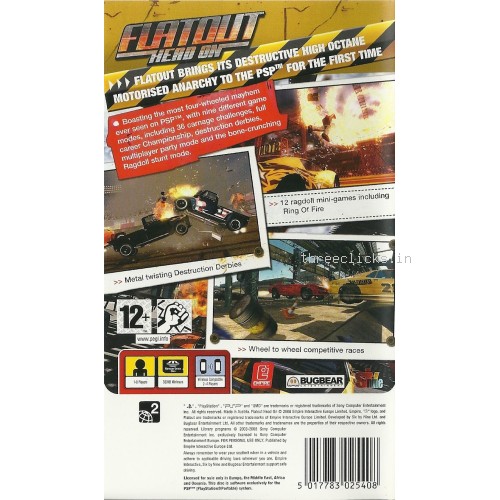 Flatout Head On - Sony PlayStation Portable (PSP) | Pre-Owned