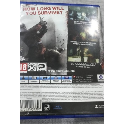 Zombi U - PlayStation 4 Game | Pre-Owned