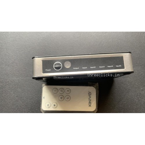 Kinivo 501BN 4K HDMI Switch - 5 Port - Remote | Pre-Owned