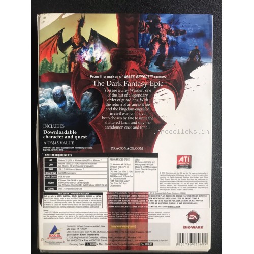 Dragon Age Origins - PC Video Game - For Collectors | Pre-Owned