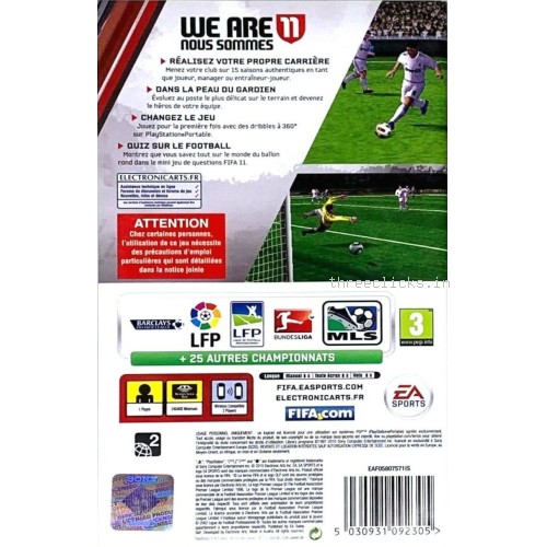 FIFA 11 - Sony PlayStation Portable (PSP) | Pre-Owned