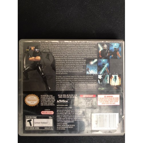 Ninja Gaiden Dragon Sword - Nintendo DS | Pre-Owned