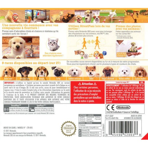 Nintendogs + Cats - Nintendo 3DS | Pre-Owned