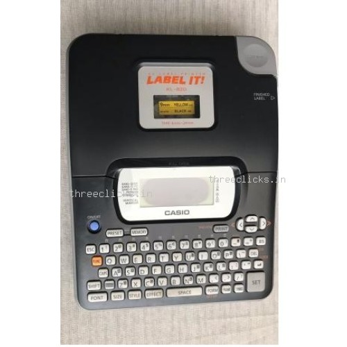 Casio KL-820 Label Printer - 4 Lines - 16 Digits - tape sizes: 6 / 9 / 12 / 18 | Pre-Owned