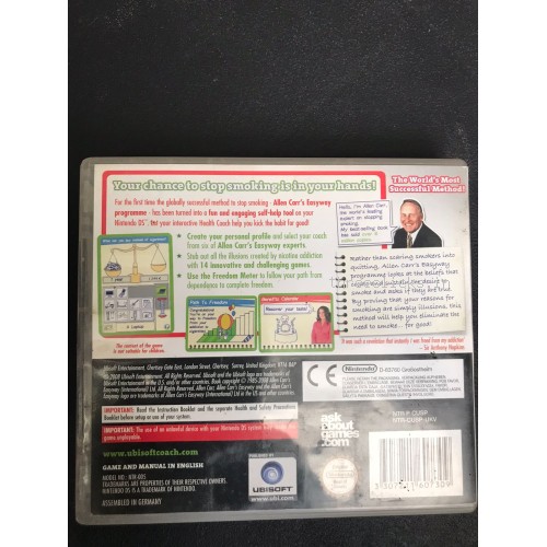 My Health Coach Stop Smoking with Alen Carr - Nintendo DS | Pre-Owned