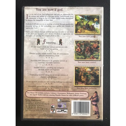 Cultures 2 Gates of Asgard - PC Video Game - For Collectors | Pre-Owned