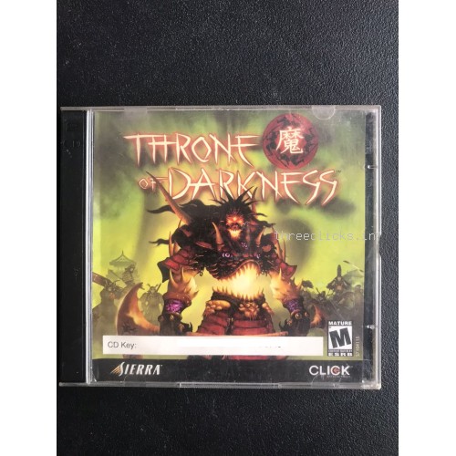 Throne of Darkness - Jewel Case - PC Video Game - For Collectors | Pre-Owned