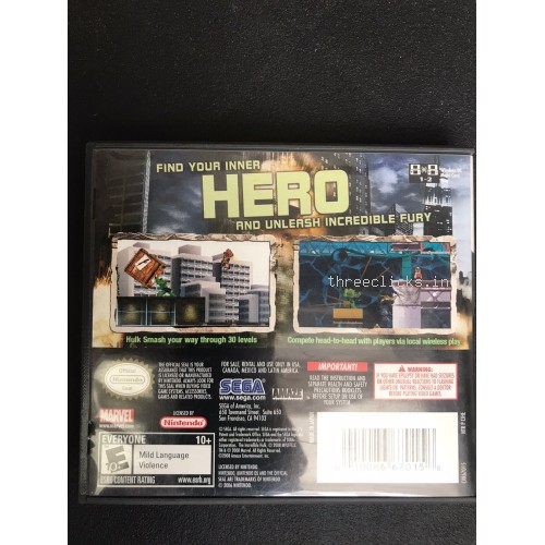 The Incredible Hulk - Nintendo DS | Pre-Owned