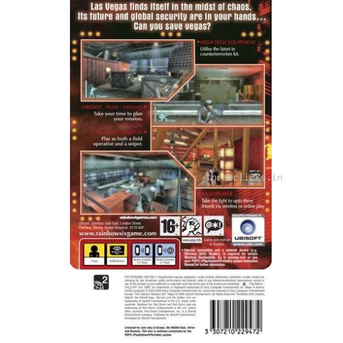Rainbow Six Vegas - Sony PlayStation Portable (PSP) | Pre-Owned