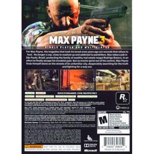Max Payne 3 - Xbox 360 | Pre-Owned